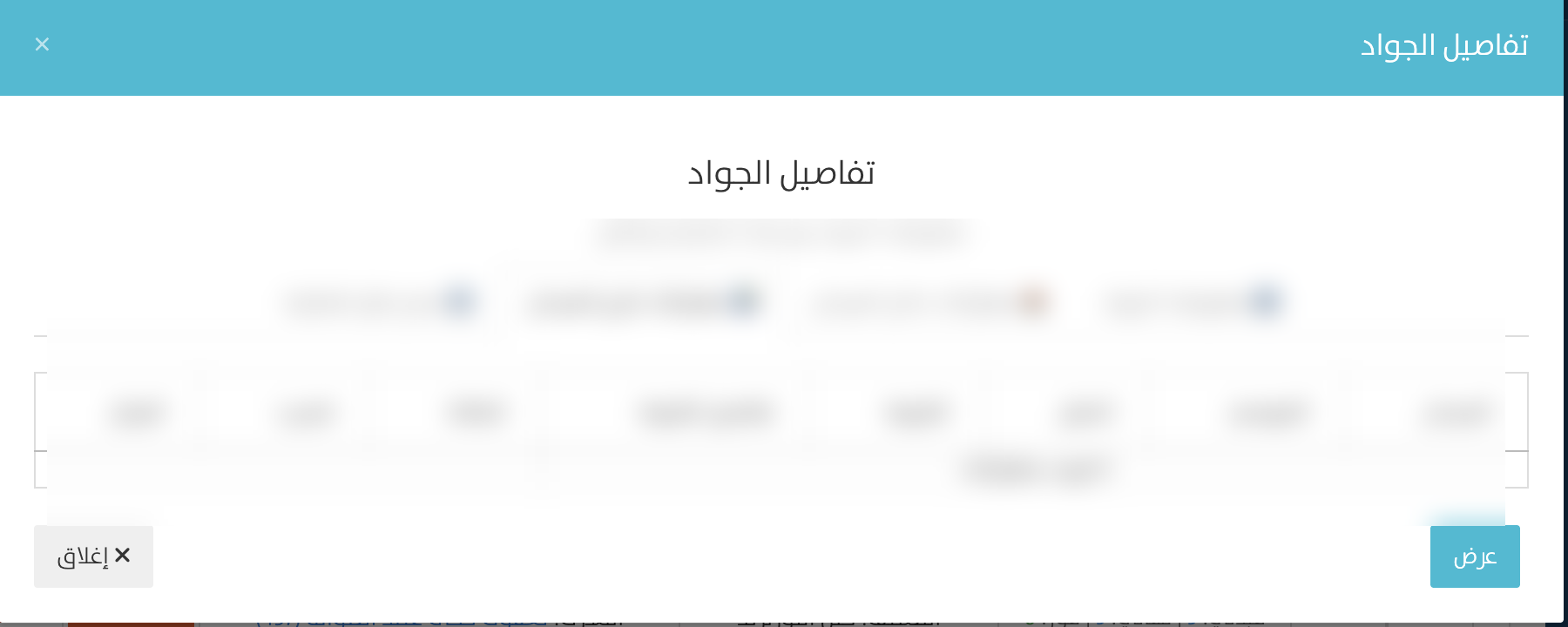 مشاركات الجواد خارج الميدان